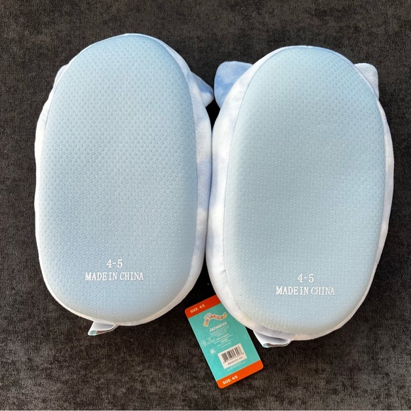 NWT Squishmallows Girls Plush Full-Body Step-In Slipper Size 4/5 - Picture 7 of 8